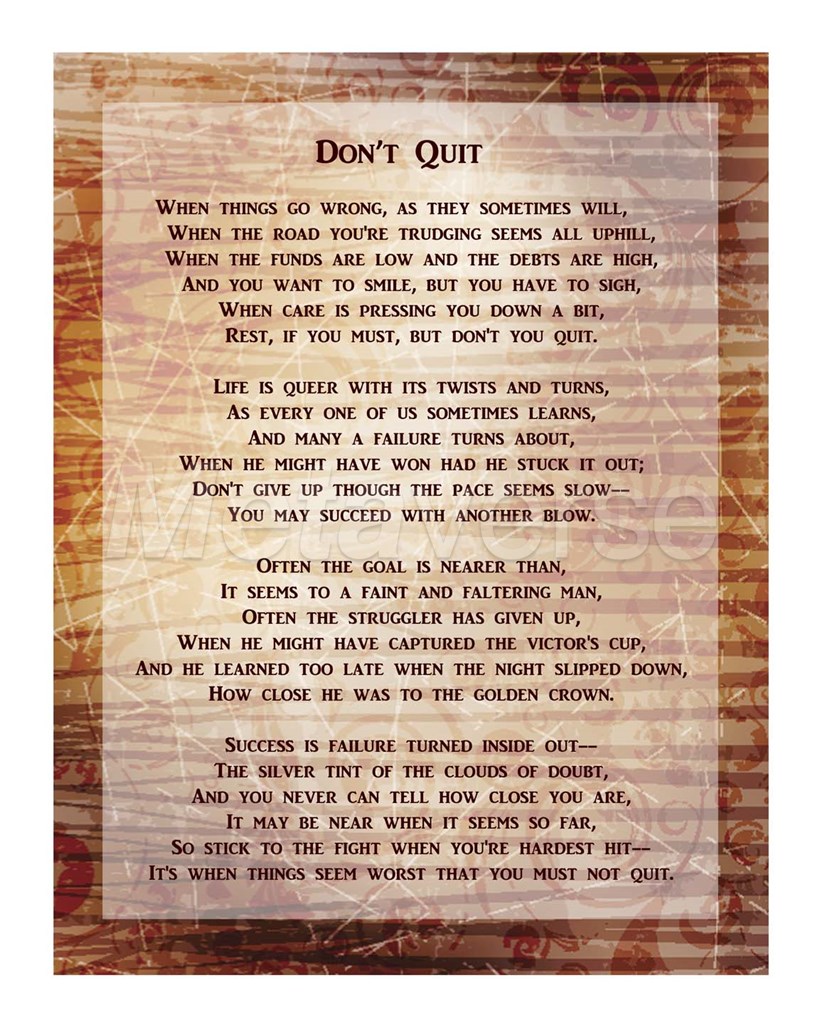 dont quit poem