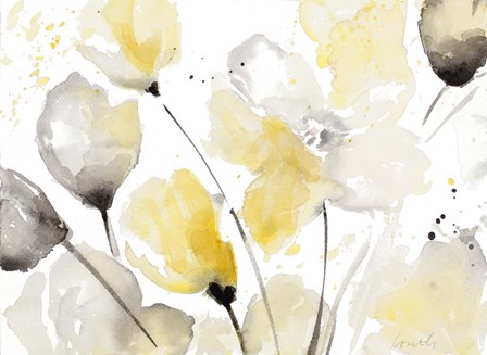 Neutral Abstract Floral II by Lanie Loreth art print