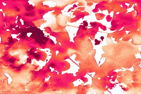 Splash of Pinks In Fall I by Lanie Loreth art print