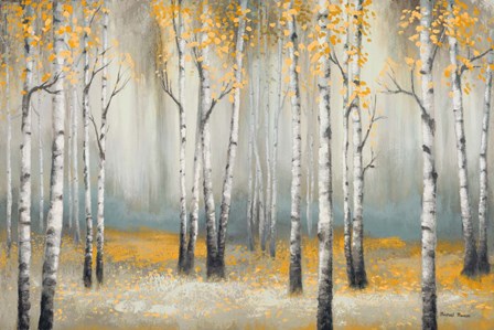 Golden September Birch by Michael Marcon art print