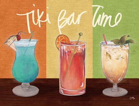 Tiki Bar Time by Elizabeth Medley art print