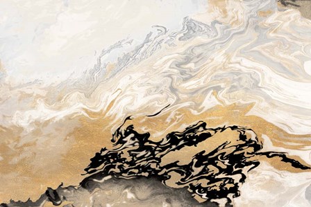 Gold Wave by M. Mercado art print