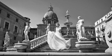 Escalier en Italie by Haute Photo Collection art print