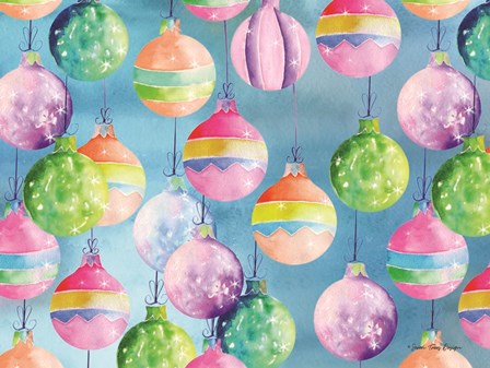 Christmas Ornaments by Seven Trees Design art print