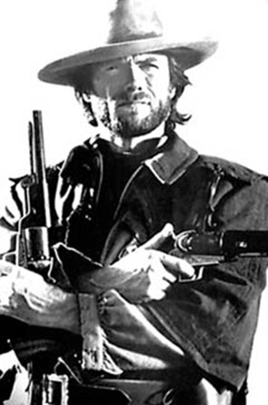 Clint Eastwood - Two Guns art print