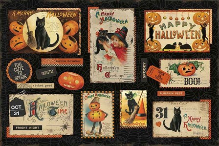 Halloween Nostalgia I by Katie Pertiet art print