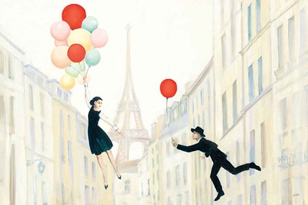 Aloft In Paris I by Julia Purinton art print