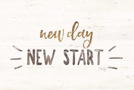 New Day, New Start by Marla Rae art print