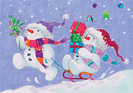 Snow Pals by A.V. Art art print