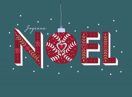 Joyeaux Noel by A.V. Art art print