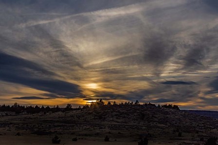 Steens Mountain Sunset by Larry McFerrin art print