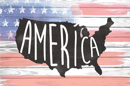 America by ND Art &amp; Design art print