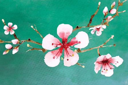 Cherry Blossoms II by ND Art &amp; Design art print