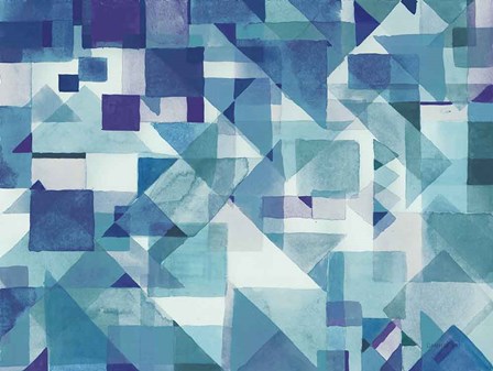 Try Angles II Blue by Danhui Nai art print