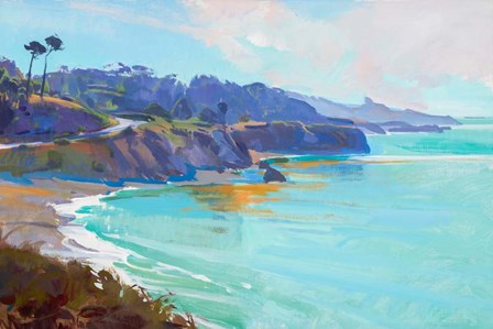 Mendocino Overlook by Marcia Burtt art print