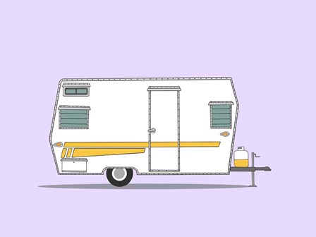 Aristocrat Camper by Annie Bailey Art art print