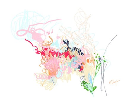 Delicate Florals by Christine Niya art print