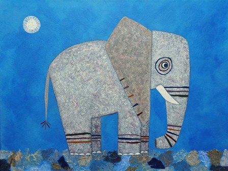 Everything Else Is Irrelephant by Casey Craig art print