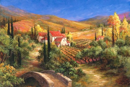 Tuscan Bridge by Art Fronckowiak art print