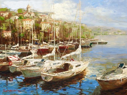 Harbor Bay by Furtesen art print