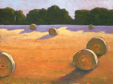 While The Hay Shines by William Hawkins art print