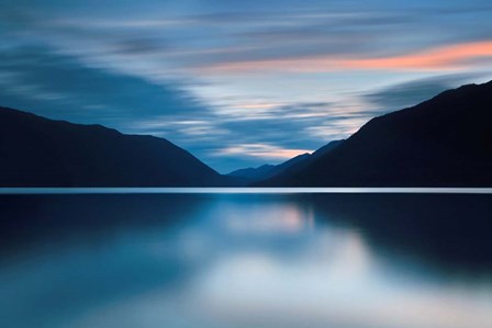 Lake Crescent Dusk by Katherine Gendreau art print