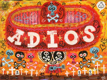 Adios Amigos by Jorge R. Gutierrez art print