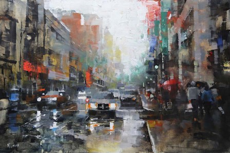 Montreal Rain by Mark Lague art print