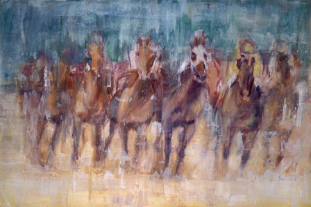 Final Sprint by Valtcho Tonov art print