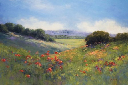 Poppies with a View by Alice Weil art print