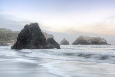 Crescent Beach Waves 1 by Alan Blaustein art print