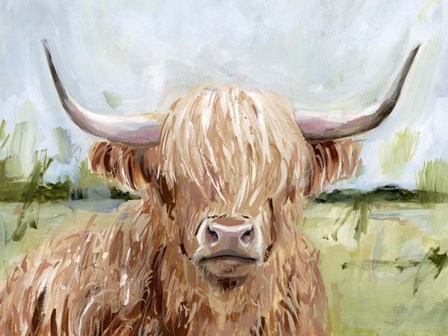 Highland Grazer II by Victoria Borges art print