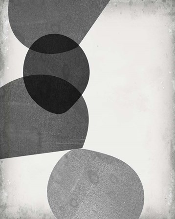 Grey Shapes II by Jennifer Goldberger art print