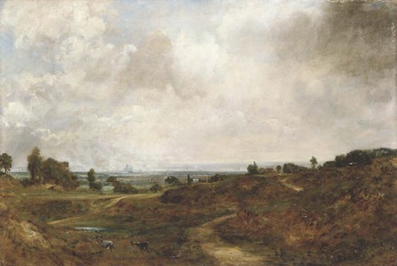 Hampstead Heath by John Constable art print