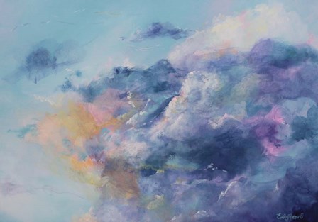 In the clouds by Emily Louise Heard art print