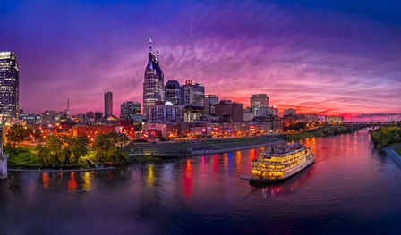 Nashvile Glow by Jonathan Ross art print