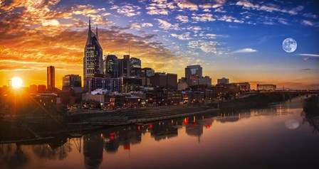 Nashville Sunset by Jonathan Ross art print