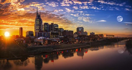 Nashville Sunset by Jonathan Ross art print