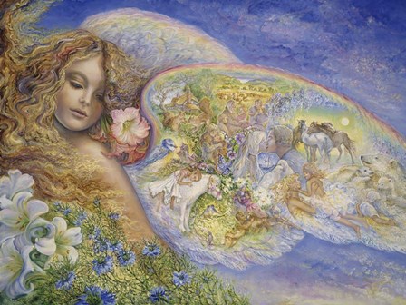 Wings Of Love by Josephine Wall art print