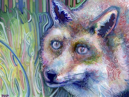 Friendly Fox by Josh Byer art print