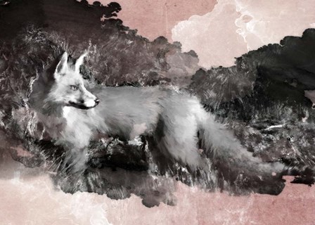 Fleeting Fox by Katrina Jones art print