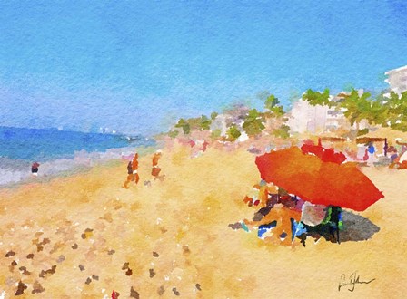 Golden Sands by Pamela A. Johnson art print