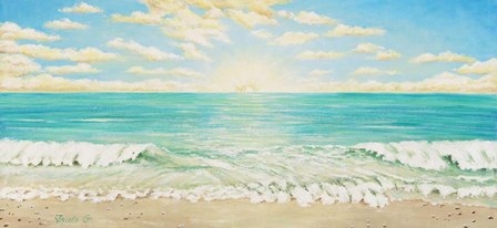 Sunrise Wave 1 by Vessela G. art print