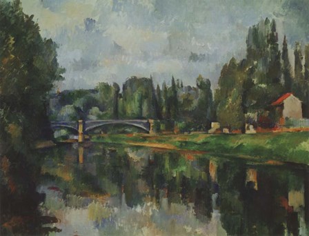Bridge Over Ther Marne at Creteil by Paul Cezanne art print