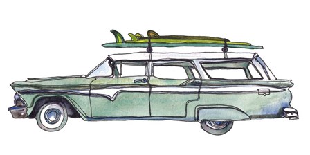 Surf Car XI by Paul McCreery art print