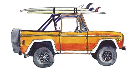 Surf Car XIII by Paul McCreery art print