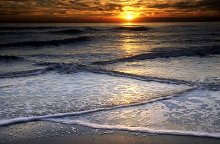 Sunset Reflection On Beach, Cape May NJ by Jay O&#39;Brien / Jaynes Gallery / DanitaDelimont art print