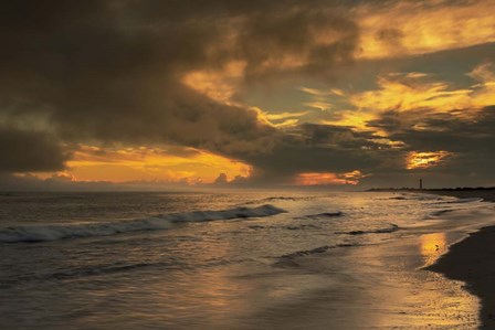 Sunrise On Ocean Shore 5, Cape May National Seashore, NJ by Jay O&#39;Brien / Jaynes Gallery / DanitaDelimont art print