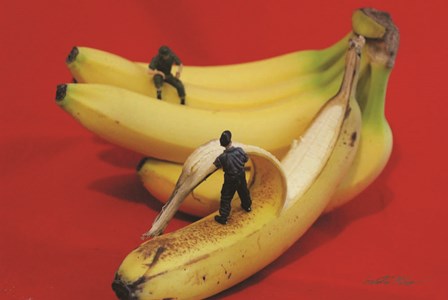 Army Going Bananas by Gareth McGorman art print