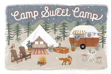 Gone Glamping I by Laura Marshall art print